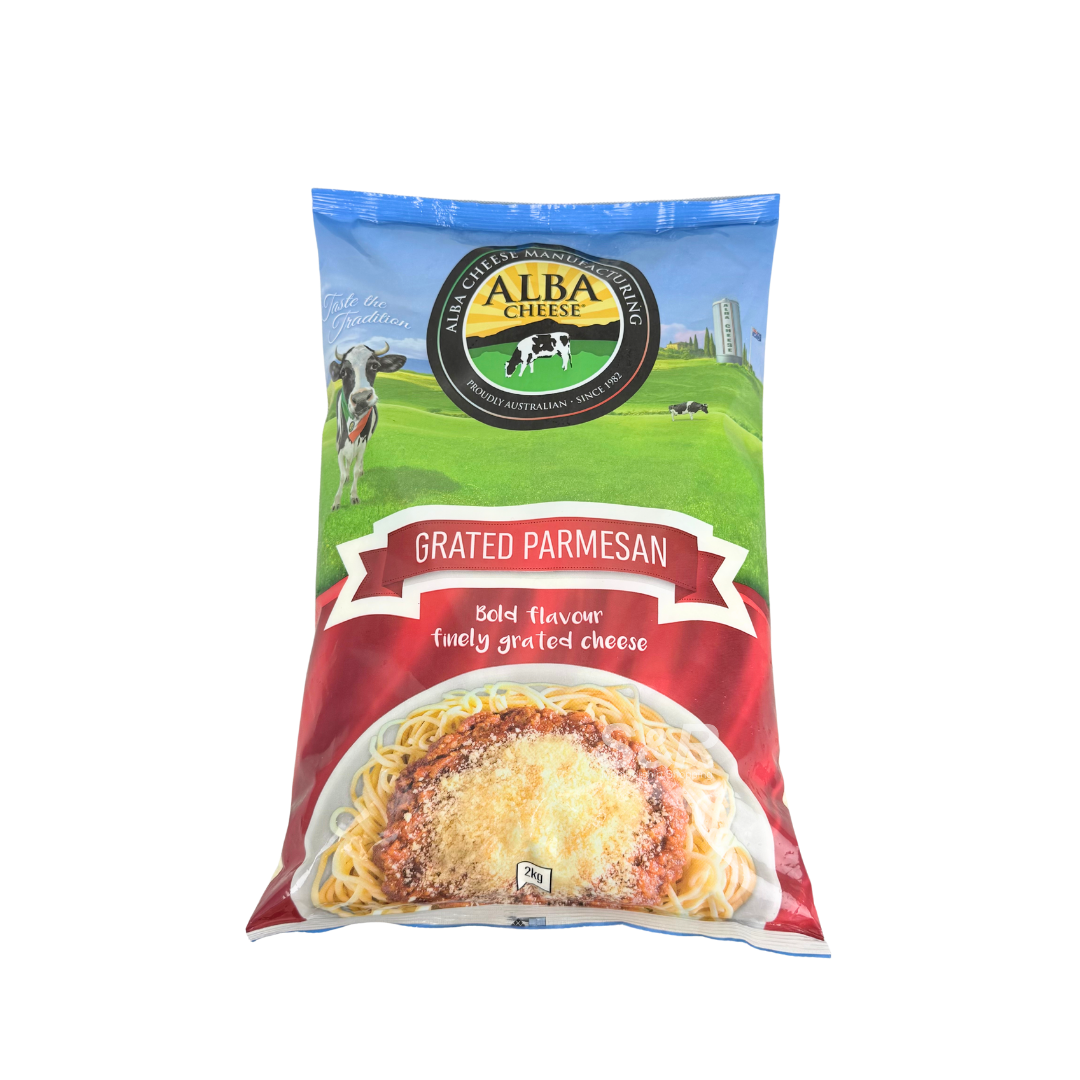 Alba Grated Parmesan Cheese 2kg Alba Grated Parmesan Cheese 2kg